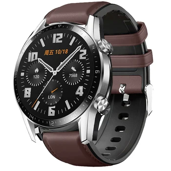 Usnje Silikonsko zapestnico Trak jermenčki Za Huawei Watch GT/2Pro Watch Dodatki 5664