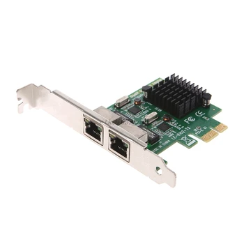 Dual-Port PCI-E X1 Gigabit Ethernet mrežne Kartice 10/100/1000Mbps Stopnja Adapter 5