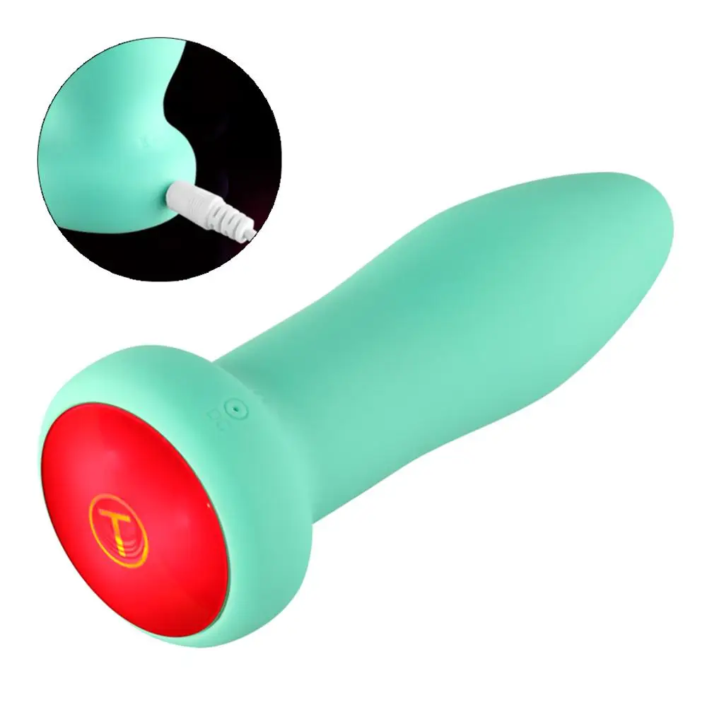 5 Načini Vibrator LED Luči se Dotaknite Spreminjanje Barv Anus Plug Butt Plug Odraslih Spolnih Igrač za Moške, Ženske 2