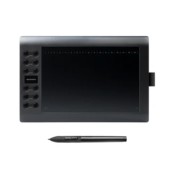 GAOMON M106K 10 Cm Slikarstvo, Grafika, Tablete za Risanje z USB Digitalne Umetnosti Tableta z 12 Express Tipke 5
