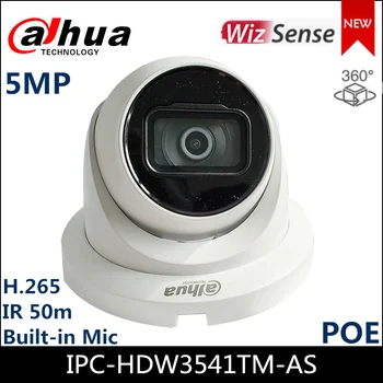 Dahua 5MP WizSense IP Kamero IPC-HDW3541TM-KOT Lite AI IR Fiksno goriščno Zrkla Netwok IP Kamera vgrajen Mikrofon IR 50m 57132
