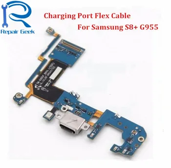 1pcs New Visoke Kakovosti Za Samsung Galaxy S8 Plus G955U G955F USB Dock Polnjenje Polnilnik Vrata Flex Kabel Zamenjava rezervnih Delov 0