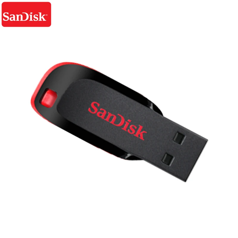 Prvotne SanDisk Cruzer Blade CZ50 USB 2.0 Flash Disk 32GB 64GB 128G 16GB Pero Pogoni USB 2.0 Podpora uradni preverjanje 3
