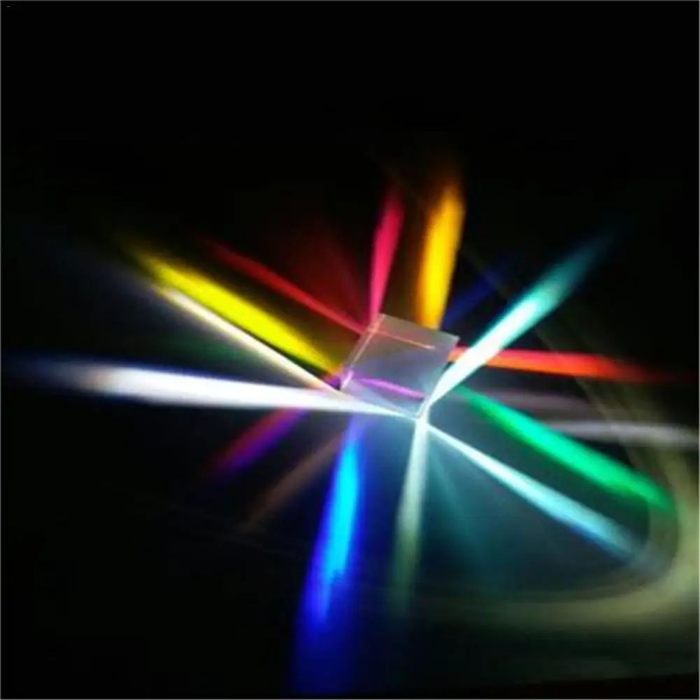 12,7 mm X-Kocke, Šest-Stranski Svetlobi Kocka Obarvajo Steklena Prizma Žarek Delitev Prizmo Optični Preizkusu Instrumenta Optične Leče 2