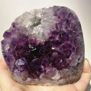 1,2 kg tog kakovosti naravnih ametist geode ametist gruče temno vijolična quartz crystal ornament zdravljenje darilo za bolne 1