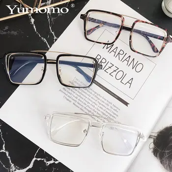 Moda Kvadratnih sončna Očala Moški Ženske Luksuzne blagovne Znamke Oblikovalec Letnik Očal Okvir Prevelik Anti modra Eyeglass Okvirjev Moških Očala 5