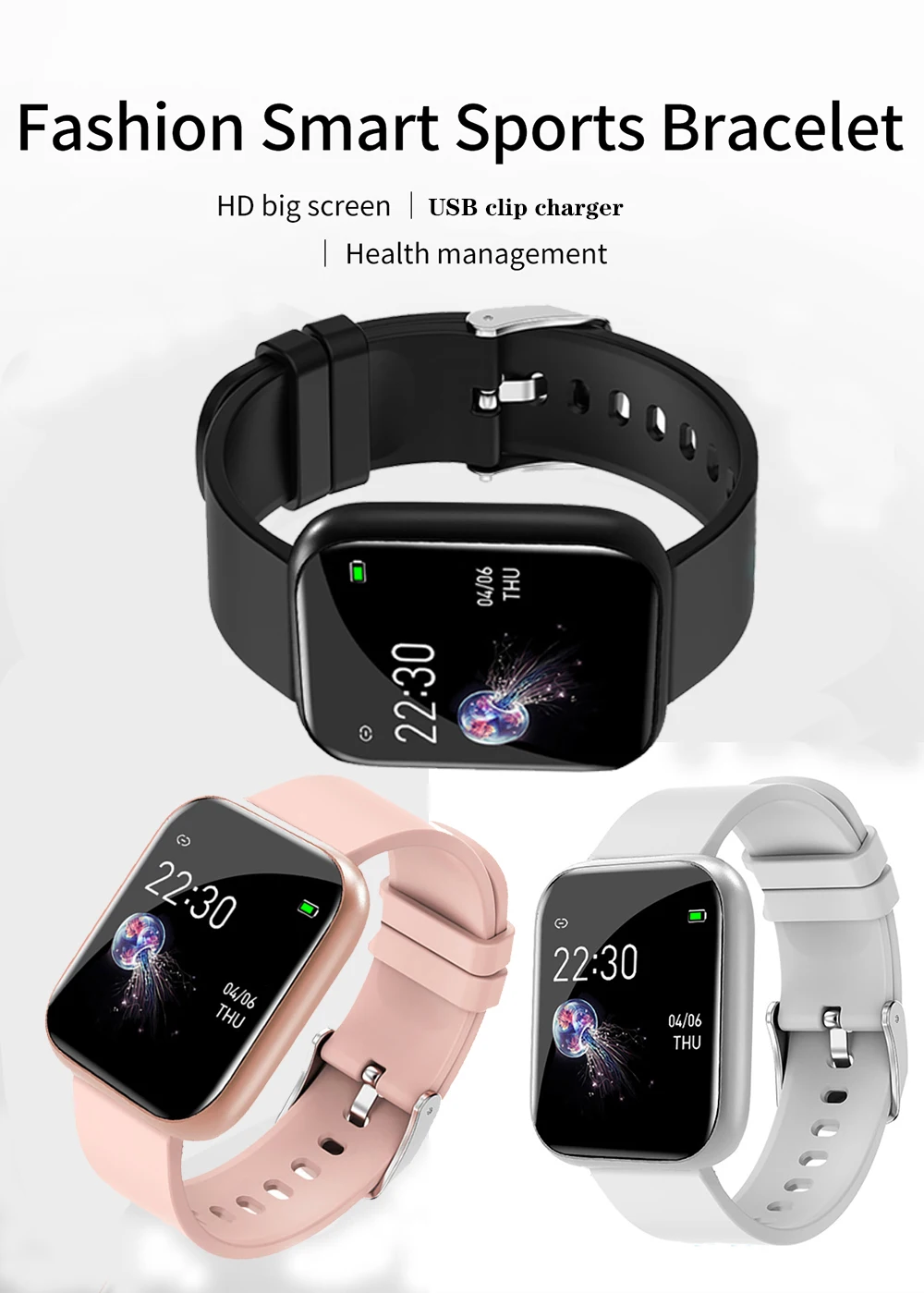 I5 Ženske Nepremočljiva Pametno Gledati P70 P68 Bluetooth Smartwatch Za Apple&Telefon Xiaomi Srčnega Utripa Fitnes Tracker D20 Y68 5