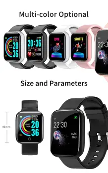 I5 Ženske Nepremočljiva Pametno Gledati P70 P68 Bluetooth Smartwatch Za Apple&Telefon Xiaomi Srčnega Utripa Fitnes Tracker D20 Y68 3