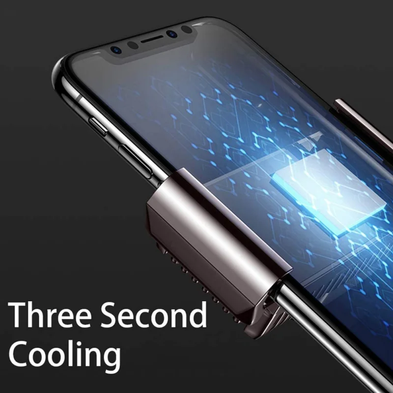 Mobilni Telefon, Hladilnik Igra Cooling Fan Heatsink Avdio Aux Radiator Za iPhone 11 za Samsung Xiaomi 10 Pametni telefon brez Baterije 4