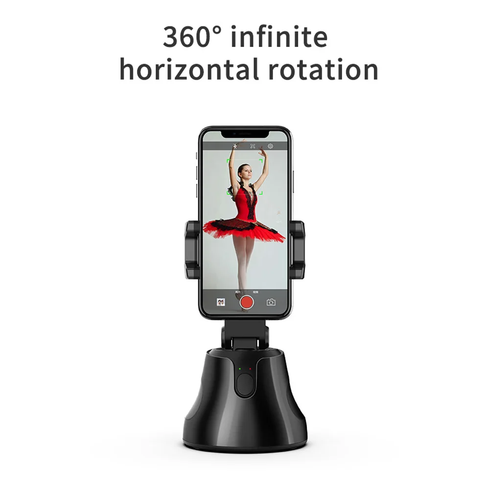 Prenosni Vse-v-enem Auto Smart Mobilni telefon stojalo 360 Rotacijski Auto Face za Sledenje, Objekt Sledenja vlog Fotoaparat Nosilec za Telefon 2