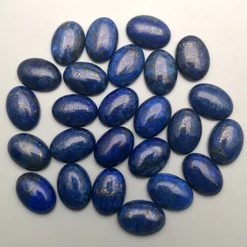 Moda Naravnega kamna Lapis lazuli 13x18MM ovalne chrysoprase za nakit, izdelava Obroča pribor 50Pcs/veliko Brezplačna dostava na debelo 0