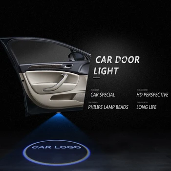 2pcs/veliko Avto Logotip LED Vrata Svetlobe Laserski Projektor lučka Za Mazda 6 CX-9 RUIYI RX-8 ATENZA MAZDA 8 Dobrodošli Lučka Lučka za Avto Styling 1