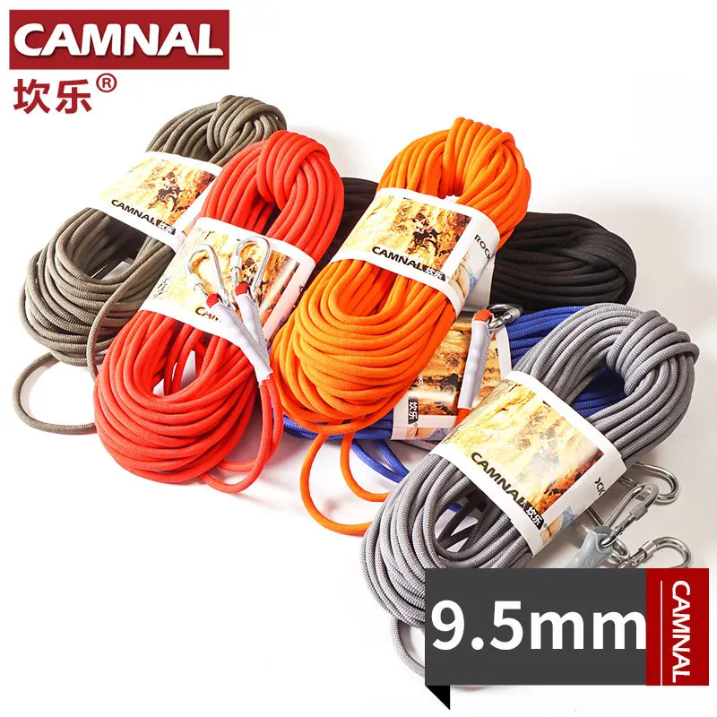 CAMNAL 9.5 mm prostem planinsko pustolovščino varnost vrv plezalna vrv lifeline pobeg plavajočo vrv vrvi, pomožne 10 metrov 1