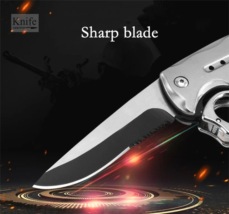Zložljivi Muti-funkcija Folding Nož boksarjev obliko prostem nož za kampiranje self-defense orodje nož iz nerjavečega jekla nož NF 1