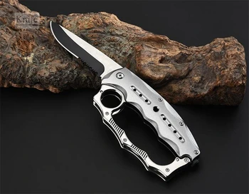 Zložljivi Muti-funkcija Folding Nož boksarjev obliko prostem nož za kampiranje self-defense orodje nož iz nerjavečega jekla nož NF 5