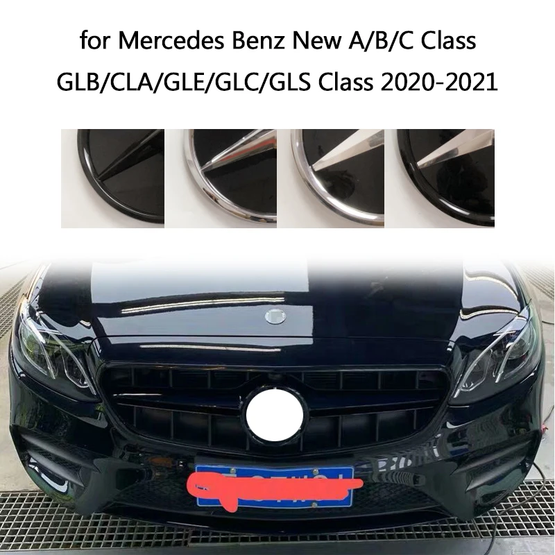 Avto Spredaj Žar Emblem Zamenjajte Insignia za Mercedes Benz GLB/CLA/GLE/GLC/GLS Nov Razred A/B/C Razred 2020-2021 Rešetka Značko Logotip 2