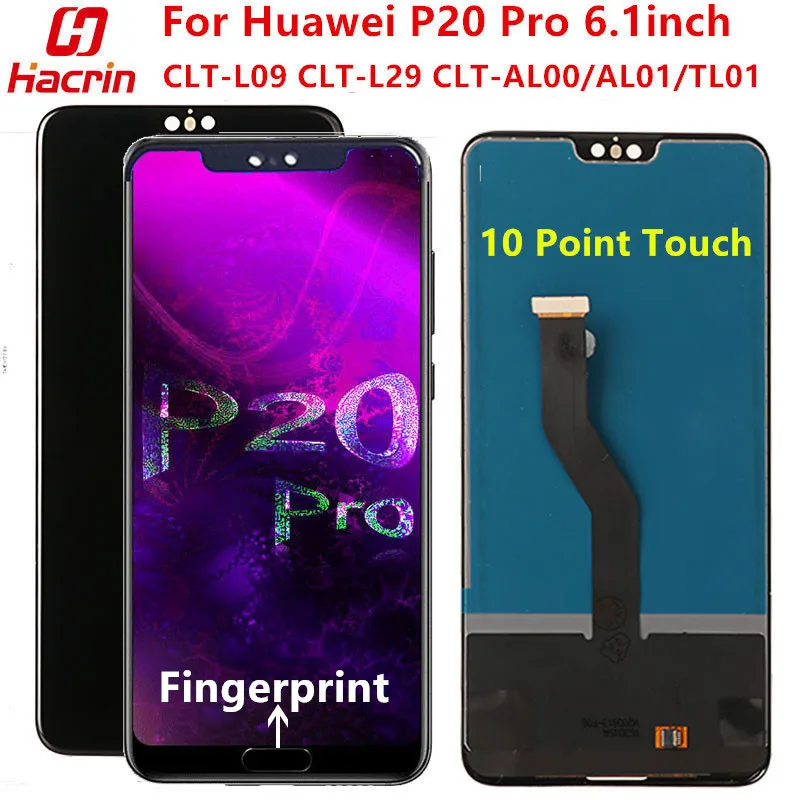 Za Huawei P20 Pro LCD Zaslon+na Zaslonu na Dotik Zamenjava Ne Dead Pixel Preizkušen Na Zaslonu Za Huawei P 20 Pro CLT-L09/CLT-L29 AL01 5