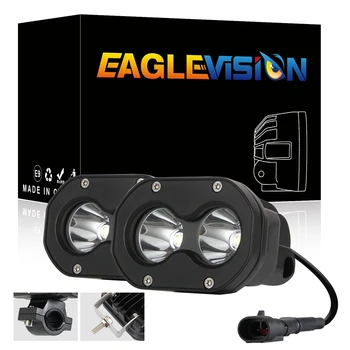 EAGLEVISION 3Inch 60 W LED Stroki Luči, Vozne Luči, meglenke Delo Svetlobe, Žarometi Za Avto, motorno kolo, Tovornjaki SUV ATV 3