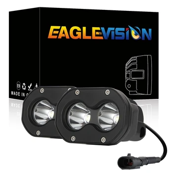 EAGLEVISION 3Inch 60 W LED Stroki Luči, Vozne Luči, meglenke Delo Svetlobe, Žarometi Za Avto, motorno kolo, Tovornjaki SUV ATV 4
