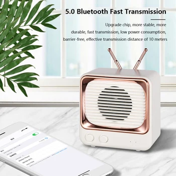 DW02 Namizje Bluetooth5.0 Zvočnik Mini Retro FM Radio Mini Telefonski Ojačevalec 5.0 Hiter Prenos 4D Zvočni Učinek, moda 6775