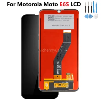Original Za Motorola Moto E6s 2020 XT2053-1 XT2053-2 LCD-Zaslon, Zaslon na Dotik, Računalnike Zbora Za Moto E6s Lcd Zamenjava 1