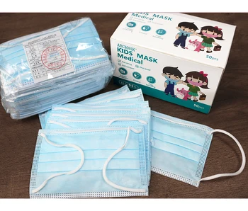 300pcs/6box Otrok Masko za Enkratno uporabo Zaščitne Maske Anti-bakterijske Dustproof Usta Zdravje Elastična Otrok-Maska 3