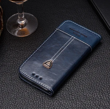 VIJIAR Novo Meri natančno Vgrajen magnet denarnico, telefon hrbtni pokrovček flip denarnica usnje primerih 5.0'For Wiko Wim Lite primeru 4