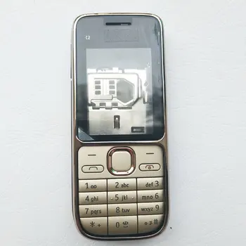 ZUGZUC Nove Plastike Za Nokia C2 / C2-01 popolno Popolno Ohišje Pokrov Mobilnega Telefona + Tipkovnica 7014