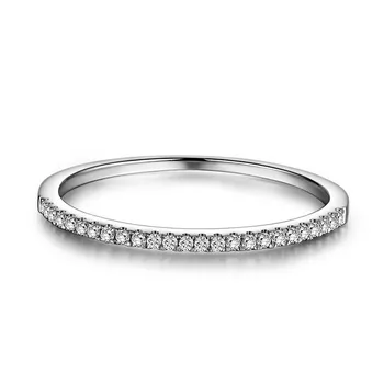 Fini Diamantni Prstan nastavi Pravi 925 sterling srebrni Nakit Čar Angažiranost, Poročni bend, Obroči za Ženske Poročne Stranka pribor 7022
