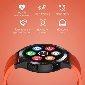 Po meri Klicanje Pametno Gledati Moški Ženske Bluetooth Klic Glasbe Fitnes Tracker Smartwatch Nosljivi Naprave Pametna Ura za Android Ios 3