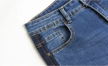 CatonATOZ 2138 žensk strani prugasta push up jeans za Ženske vezenje stretchy neenakomeren robom skinny Jeans Hlače za ženske 0