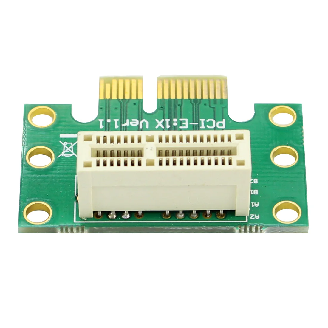 PCI-E PCI Express X1 Adapter Riser Card PCI E PCIE X1 za X1 Reža za Kartico Pretvoriti za 90 Stopinj Za 1U/2U Strežnik Ohišje 3