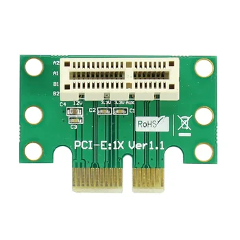 PCI-E PCI Express X1 Adapter Riser Card PCI E PCIE X1 za X1 Reža za Kartico Pretvoriti za 90 Stopinj Za 1U/2U Strežnik Ohišje 0