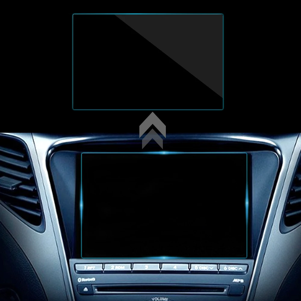 6.2 Palčni Auto GPS Navigacija Zaščitno folijo, Zaslon Jekla material LCD Zaslon Film Kaljeno film Avto Oprema Avto Nalepke 3