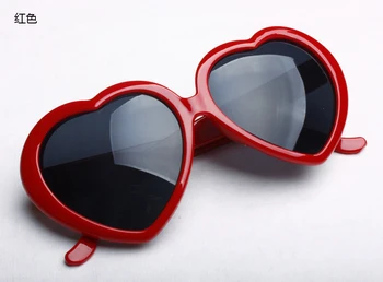 SomeCool Čisto NOV Lepa sončna Očala Anti-UV400 hip-hop Modo Žensk sončna očala srca v obliki očal oculos de sol F14 4
