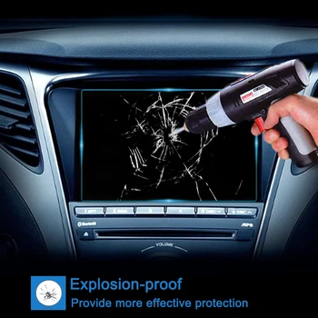 6.2 Palčni Auto GPS Navigacija Zaščitno folijo, Zaslon Jekla material LCD Zaslon Film Kaljeno film Avto Oprema Avto Nalepke 4