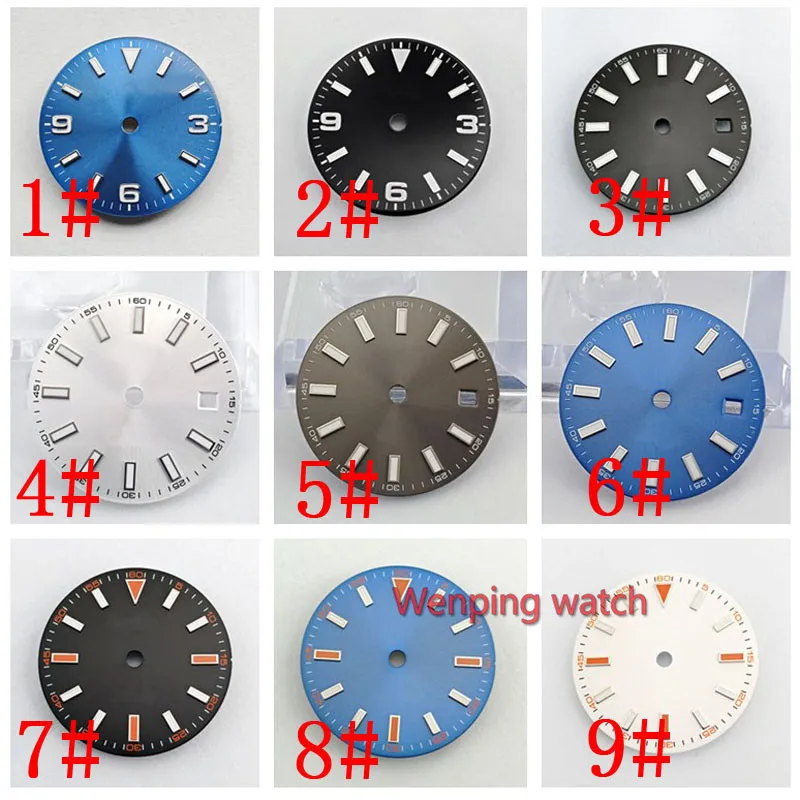 29 mm Serije Izbiranje premer velikosti Watch del watch face miyota 8215 821A mingzhu 2813 3804 avtomatsko gibanje P868 1
