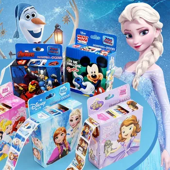 200Pcs Risanke Disney Nalepke Zamrznjene Princesa Mickey Sofija laptop album Odstranljive Nalepke, Dekle, Otroci Učitelj Nagrado, Darilo Igrača 5