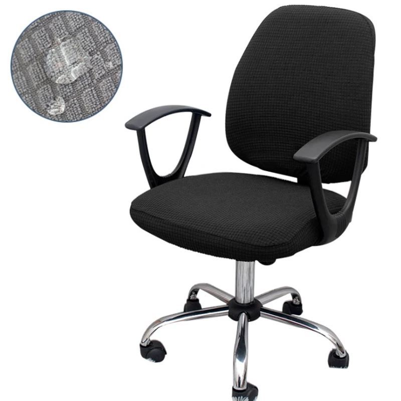 NOVO-Koruza Preverite Split Stol Zajema Office Home Računalniku Stol Kritje Armrest Elastična Sedeža 1