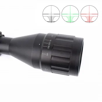Laser Obseg 4-16x50 Rdečo, Zeleno Osvetljen Reticle Riflescope Ostrostrelec Področje s Svetilko 20 MM Železniškega Okvirov za Lov 746