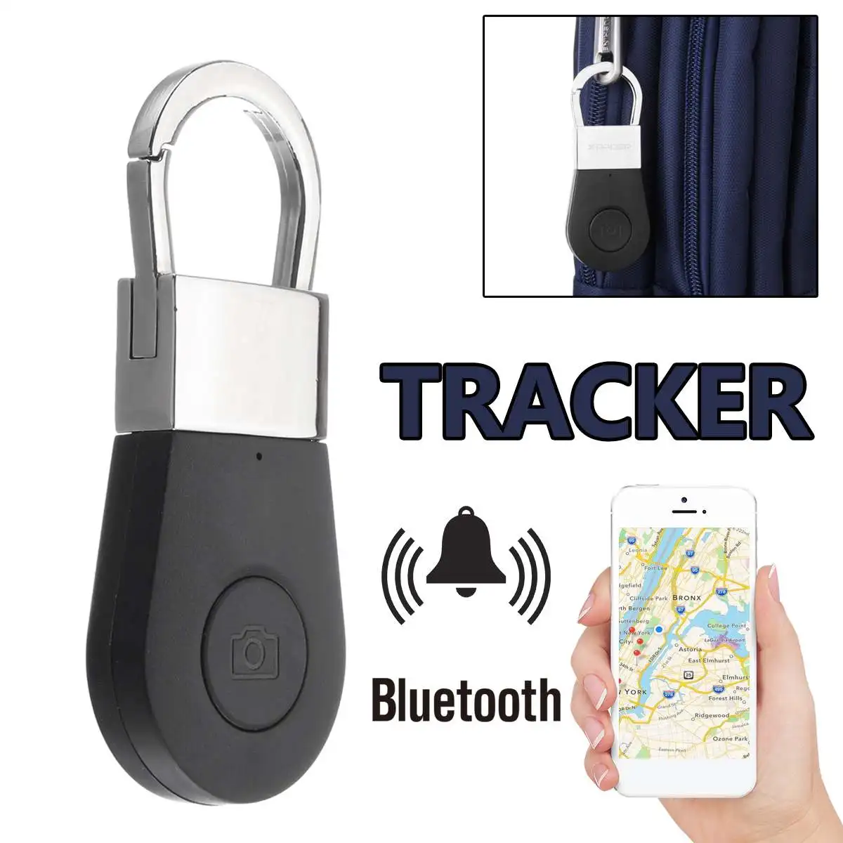 Anti-izgubil Alarm GPS Lokator bluetooth Keychain Tracker Smart Zakleniti Odkritelj za Avto, motorno kolo, hišni Ljubljenčki Otrok Starejši Napravo za Sledenje 1