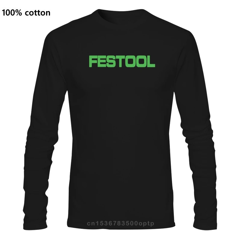 Nova Orodja Festool Logotip Moških, Črna Majica s kratkimi rokavi Velikosti S-3XL(1) 4