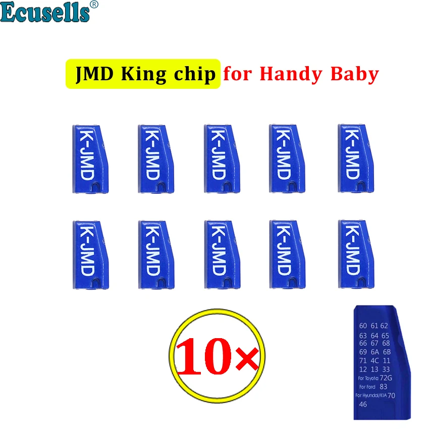 10PCS/VELIKO Najnovejši Original JMD Kralj Čip za Priročno Otroka za 46/48/4C/4 D/G Čip JMD Čip Super JMD Blue chip 3