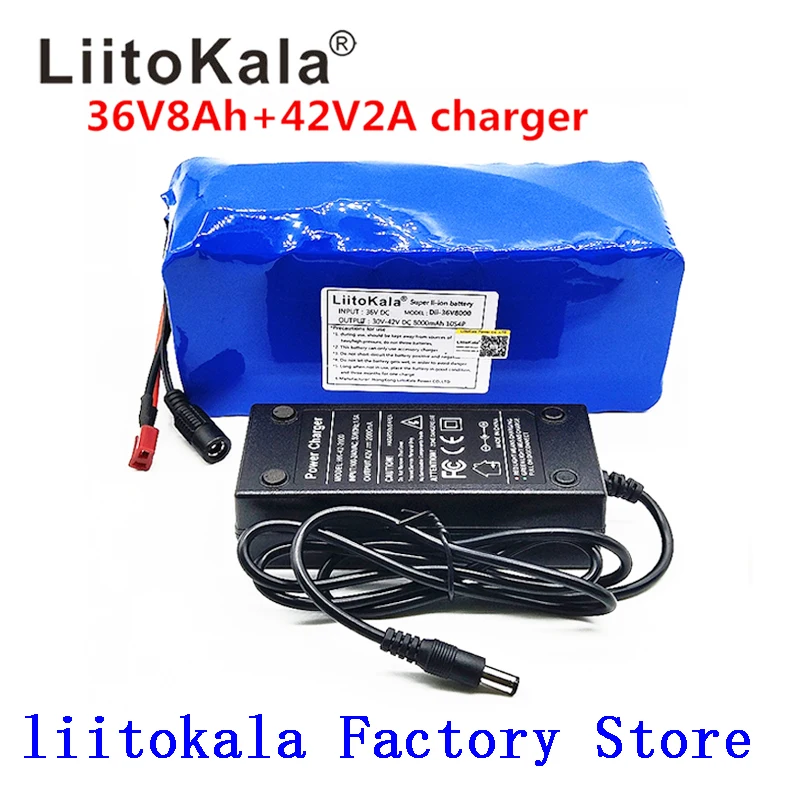 LiitoKala 36V 8AH Z BMS baterije 500W 18650 litij-ionska baterija 36V 8AH Električna kolesa 36v baterije 2