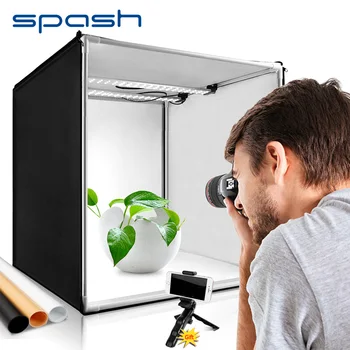 Spash studio polje 40 cm prinaša dobička polje svetlobe foto studio mehko polje z 3 barve ozadja fotografije lightbox šotor fotografijo ustrelil 3