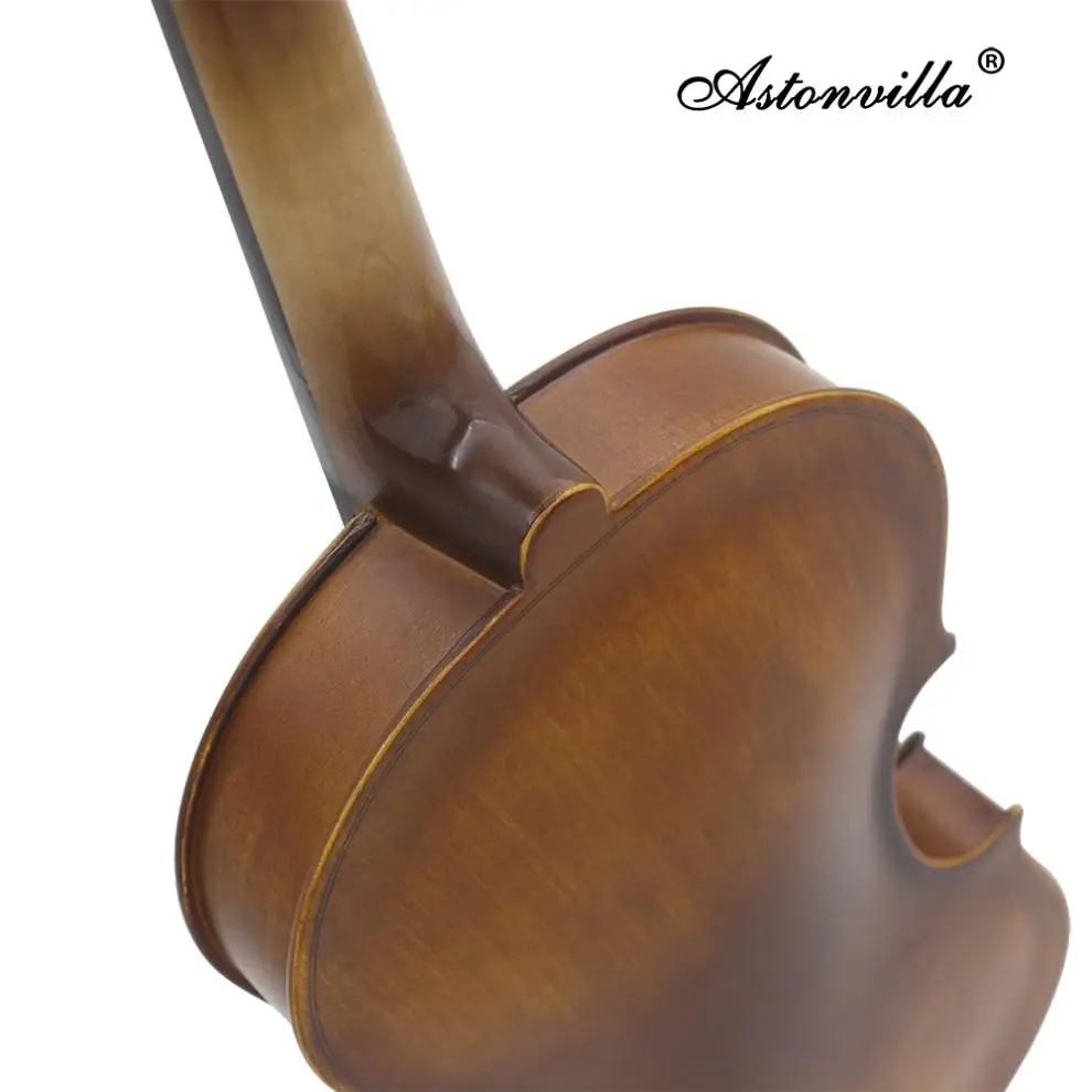 Astonvilla Ročno 4/4 Reaationary Letnik Violino Lepe Sub-gloss lak za Nohte Stilsko Retro staromodna Violina Smreka Plošča 4