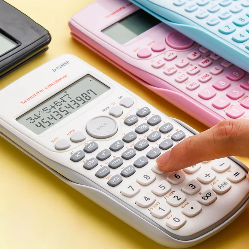12 Števk Znanstveni Kalkulator 240 Funkcije Digitalne Baterije Kalkulatorji Računovodske Kalkulator Pisarni Šole, Tiskovine 5