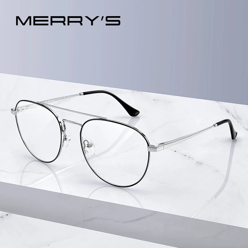 MERRYS MODELA Klasične Ovalne Očal Okvir Za Moške, Ženske, Modno Kratkovidnost Recept Očala Okvirji Optičnih Očal S2414 4