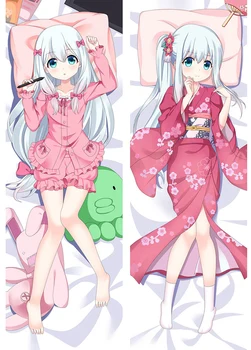 Mxdfafa Japonski Anime Eromanga Sensei Izumi Sagiri Dakimakura Seksi Objemala Telo Blazino Kritje Otaku Dekorativni Pillowcases 2