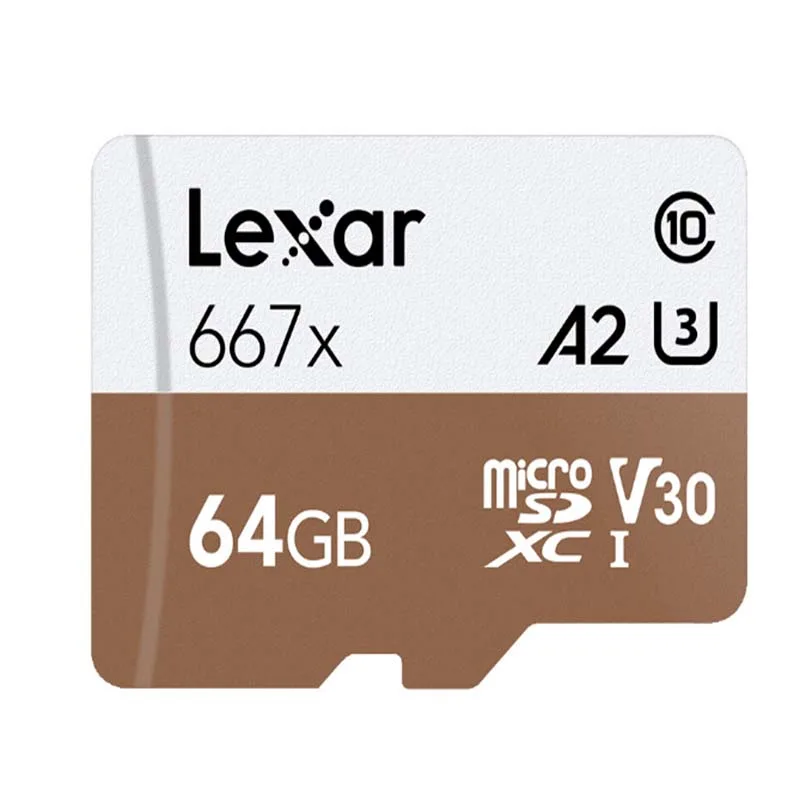 Lexar Micro SD kartice Microsd TF Kartice 667x micro SDXC UHS-I kartice SD Pomnilniška Kartica 64GB 128GB 256GB U3 V30 A2 Full-HD 4K Micro SD Kartico 2